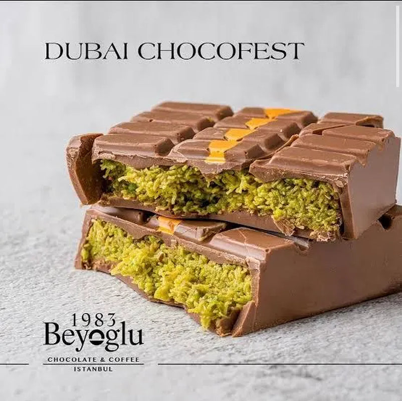 Famous Dubai Chocolate, Dubai Chocolate Bar, Handmade Dubai Chocolate, Wonderful Large Dubai Kunefe Chocolate, Real Dubai Chocolate